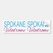 Spokane Velodrome TWEE in één Bumpersticker (Voorkant)
