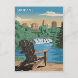 Spokane-Vintage Briefkaart