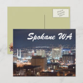 SPOKANE WA BRIEFKAART (Voorkant / Achterkant)
