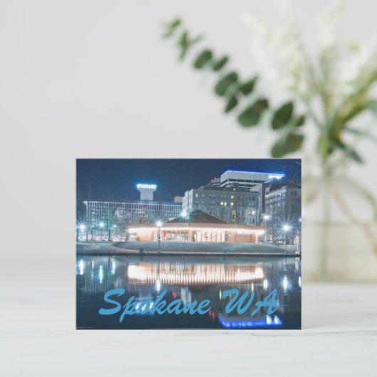 SPOKANE WA BRIEFKAART (Staand voorkant)