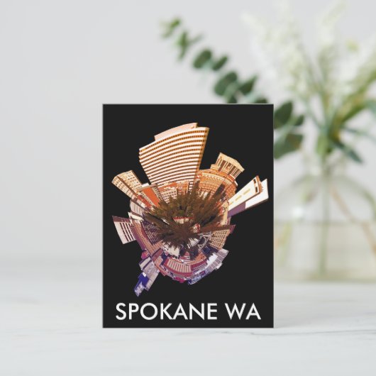spokane WA Briefkaart (Staand voorkant)