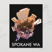 spokane WA Briefkaart (Voorkant)