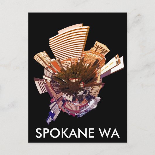 spokane WA Briefkaart (Voorkant)