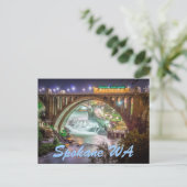 SPOKANE WA BRIEFKAART (Staand voorkant)