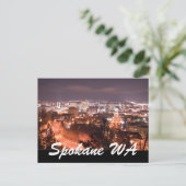 SPOKANE WA BRIEFKAART (Staand voorkant)