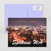 SPOKANE WA BRIEFKAART (Voorkant / Achterkant)