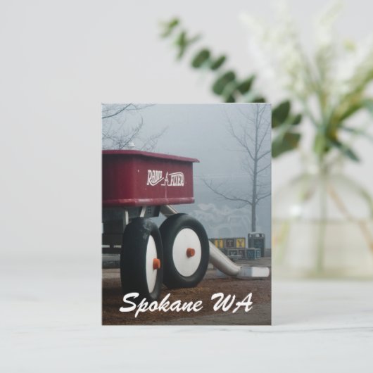 SPOKANE WA BRIEFKAART (Staand voorkant)