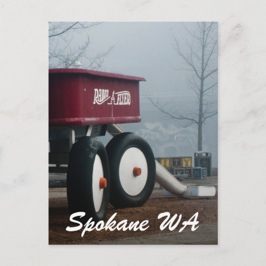 SPOKANE WA BRIEFKAART (Voorkant)