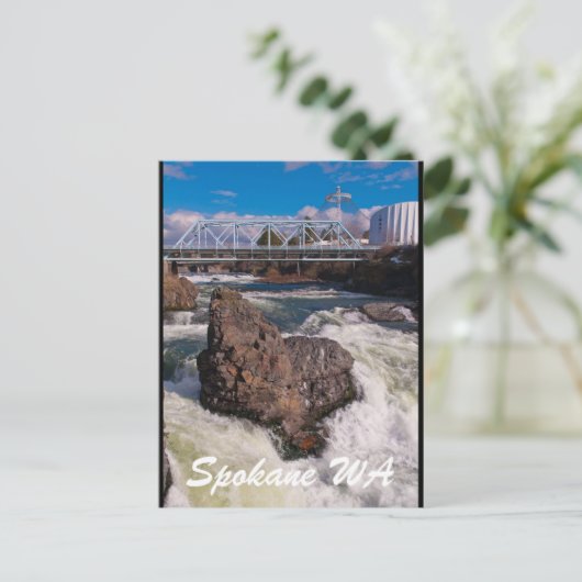 SPOKANE WA BRIEFKAART (Staand voorkant)