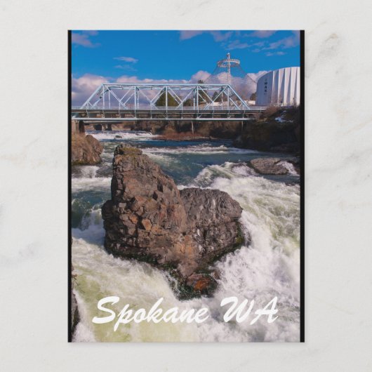 SPOKANE WA BRIEFKAART (Voorkant)