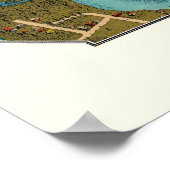 Spokane, WA Panoramic Map - 1905 Poster (Hoek)