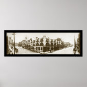 Spokane WA Restaurant Foto 1908 Poster (Voorkant)