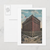 Spokane, WA - Uitzicht Davenport Hotel Briefkaart (Voorkant / Achterkant)