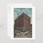 Spokane, WA - Uitzicht Davenport Hotel Briefkaart (Voorkant / Achterkant)