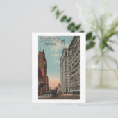 Spokane, WA - Uitzicht in het centrum met horeca Briefkaart (Staand voorkant)