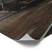 Spokane, WA - Uitzicht van N. Pacific Train & Depo Poster (Hoek)