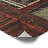 Spokane, WA - Uitzicht van Riverside Ave. Poster (Hoek)