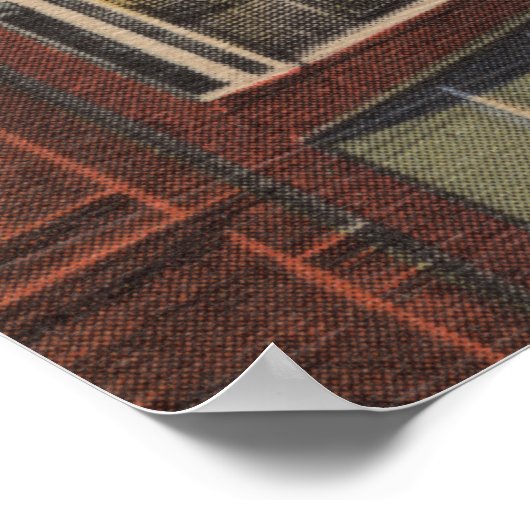 Spokane, WA - Uitzicht van Riverside Ave. Poster (Hoek)