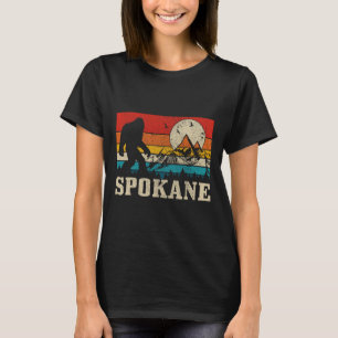 Spokane Washington Bigfoot  Mountain Hunter T-shirt
