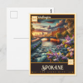 Spokane, Washington|  Briefkaart (Voorkant / Achterkant)