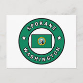 Spokane Washington Briefkaart (Voorkant)