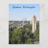 Spokane Washington Briefkaart (Voorkant)