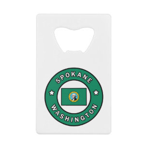 Spokane Washington Creditkaart Flessenopener