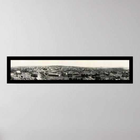 Spokane Washington Foto 1908 Poster (Voorkant)