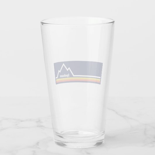 Spokane Washington Glas (Achterkant)