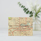 Spokane Washington Gonzaga  kaart (Staand voorkant)