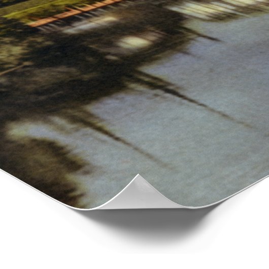 Spokane Washington Gonzaga Universiteit Poster (Hoek)