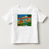 Spokane, Washington - Grote letterscènes Kinder Shirts (Voorkant)