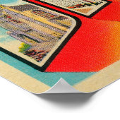 Spokane, Washington - Grote lettertjes Poster (Hoek)