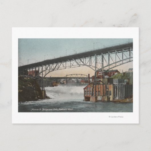 Spokane, Washington, Monroe Street Briefkaart (Voorkant)