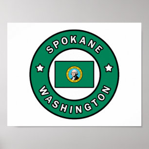 Spokane Washington Poster