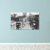Spokane, Washington — Riverside Avenue Canvas Afdruk (Insitu (Houten vloer))