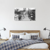 Spokane, Washington — Riverside Avenue Canvas Afdruk (Insitu (Slaapkamer))