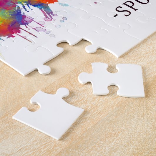 Spokane Washington Skyline Legpuzzel (Zijkant)