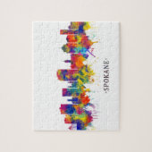 Spokane Washington Skyline Legpuzzel (Verticaal)