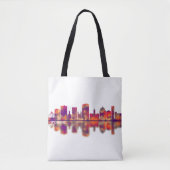 Spokane Washington Skyline Tote Bag (Voorkant)