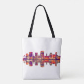 Spokane Washington Skyline Tote Bag (Achterkant)