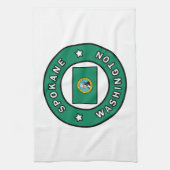 Spokane Washington Theedoek (Verticaal)