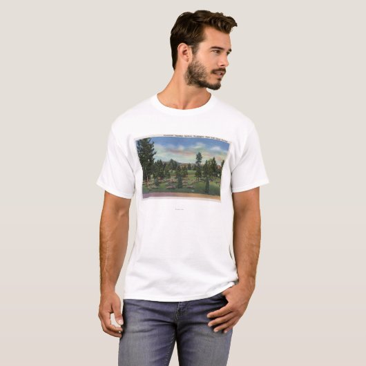 Spokane, Washington - Upper Terrace T-shirt (Voorkant volledig)