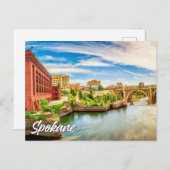Spokane, Washington, Verenigde Staten Briefkaart (Voorkant / Achterkant)