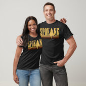 Spokane Washington Vintage Boom Staatstrots T-shirt (Unisex)