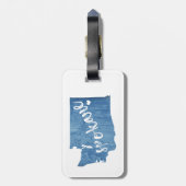 Spokane Washington Wood Grain Bagagelabel (Achterkant verticaal)