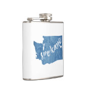 Spokane Washington Wood Grain Heupfles (Rechts)