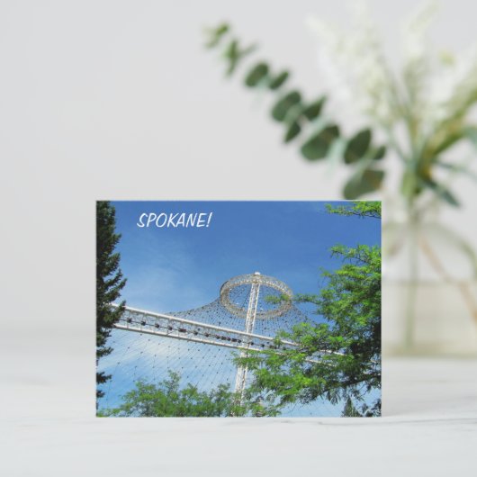 Spokane's Amerikaanse paviljoen in Riverfront Park Briefkaart (Staand voorkant)