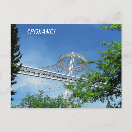 Spokane's Amerikaanse paviljoen in Riverfront Park Briefkaart (Voorkant)