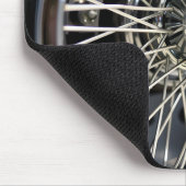 Spoked Chrome-geometrie Muismat (Hoek)